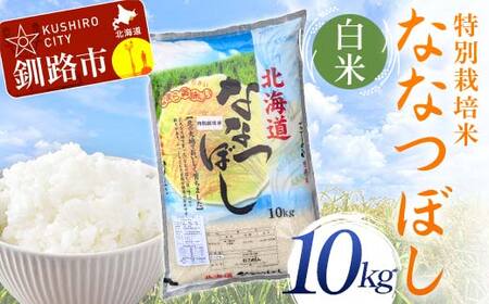 【令和7年度産】【新米】特別栽培米ななつぼし 10kg 白米 北海道産 米 コメ こめ お米 白米 玄米 通常発送 F4F-9714