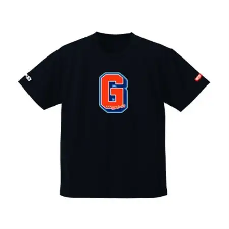 JTTA公認　卓球ユニフォーム【男女兼用(ドライ):XLサイズ】アルファベット　G　ブラック_装飾品・工芸品  洋服 _【1589229】