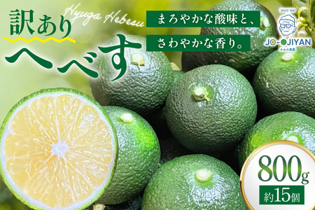 【期間限定発送】 へべす 訳あり 宮崎 栽培期間中 農薬不使用 露地へべす 800g [かわの農園 宮崎県 日向市 452061173]