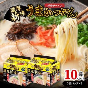 豚骨ラーメン うまかっちゃん 濃厚新味 10食セット（5袋パック×2セット） _PC8906