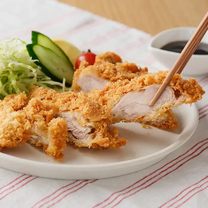 朝引き鶏のチキンカツ/調理済み100g×4枚（合計400g）/簡単調理 No.1060