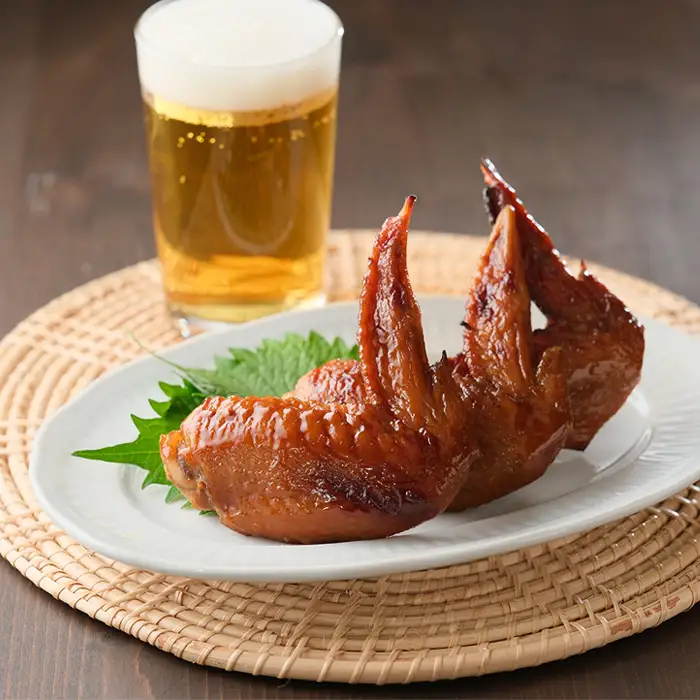 ビールがすすむ！中林商店の黒チョップ15本入り/手羽先 おつまみ No.1066