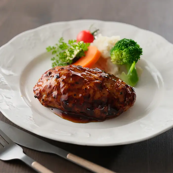 鶏ハンバーグ/成形済み7枚入り/鶏肉 ミンチ ハンバーグ 簡単調理 No.1067