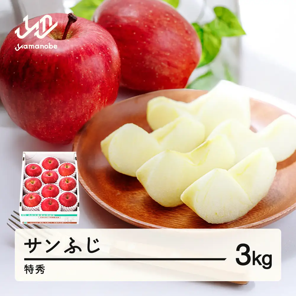 【先行予約】りんご サンふじ 約3kg 特秀品 リンゴ 林檎 令和8年産 2026年産 果物 山形県産 mm-risft3