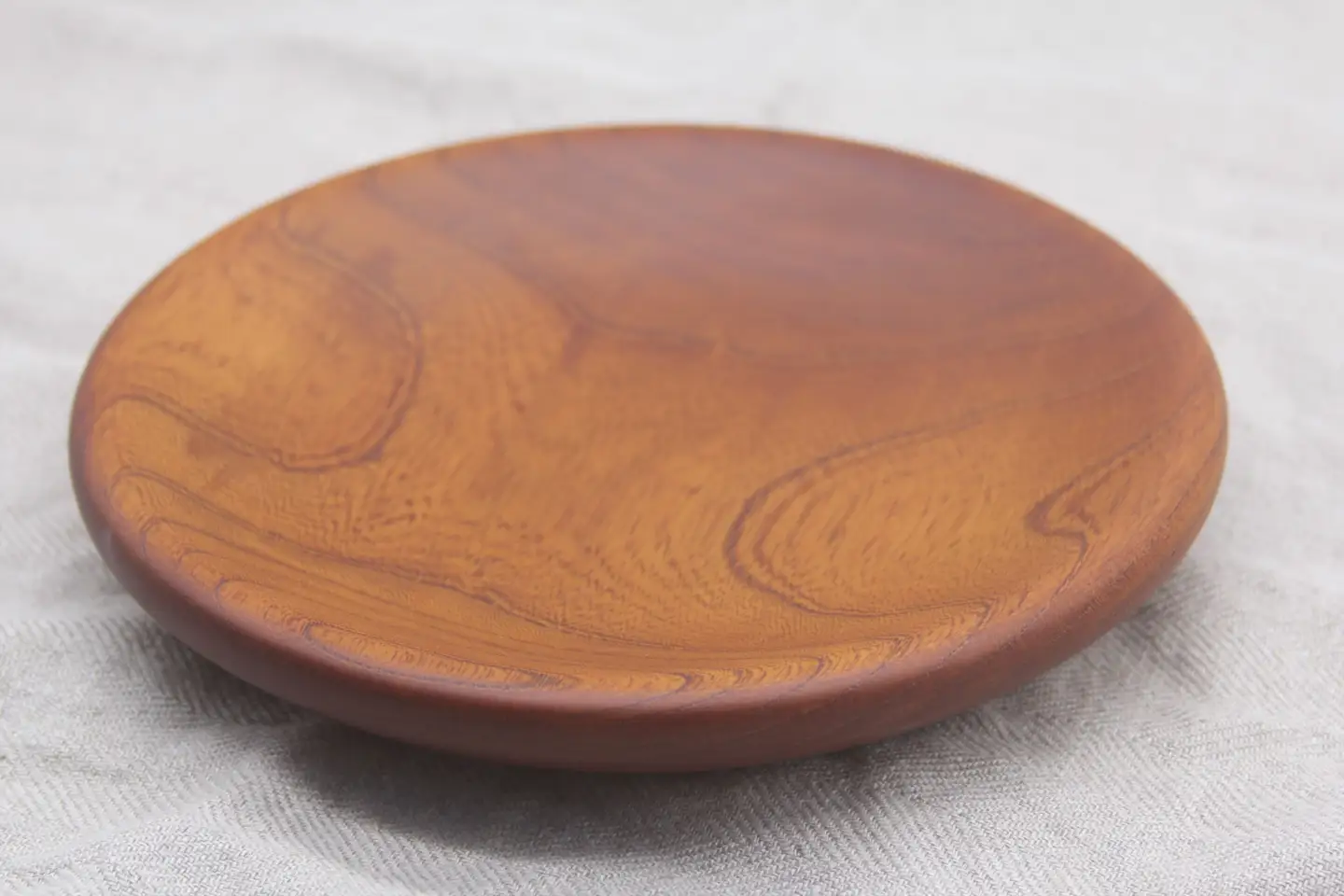 Zelkova バルク 7寸(Φ約21cm)【お皿 食器 雑貨 日用品 φ21 × 3.7 cm 木製食器 職人メイド 工芸品 職人の手作り 神奈川県 小田原市 皿 皿】