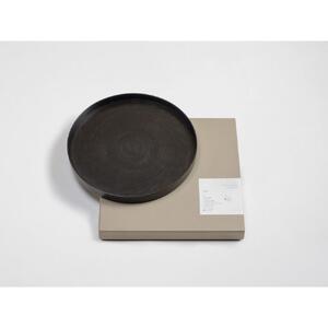 ROUND RAYSTRAY S墨漆 ｜トレー プレート お皿 皿 食器 インテリア