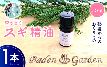 早川町産スギ精油　5ml