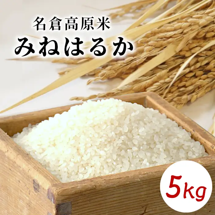 令和7年度産★順次発送～名倉高原米「みねはるか」5kg -016