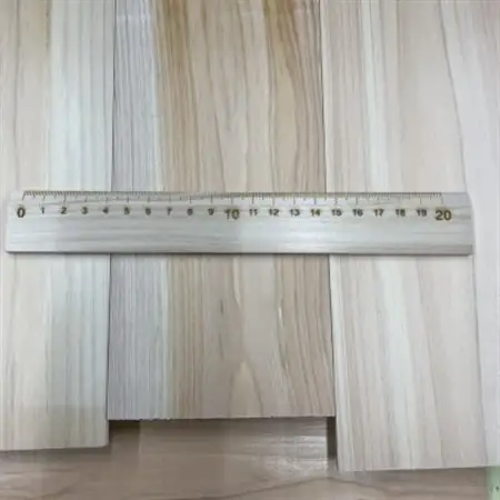 京都府産のヒノキから作った 木の定規 1枚 (20cm)_雑貨・日用品  文房具・印鑑 _【1591444】