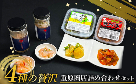 【ギフトBOX入】4種の贅沢 重原商店詰め合わせセット【05126】