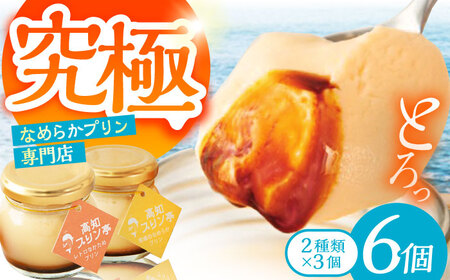 プリン 食べ比べセット 6個入り （2種類×3個） / 高知 プリン スイーツ デザート ギフト 詰め合わせ 食べ比べ 【高知プリン亭】[ATDH003]