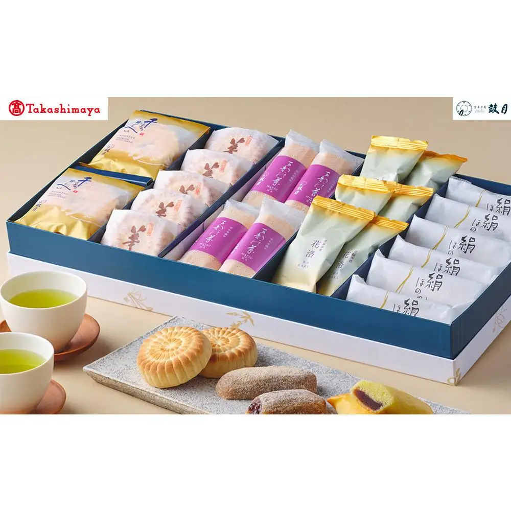 【高島屋選定品】【鼓月】5種銘菓撰詰合せ｜京都 千寿せんべい 有名店 人気 和菓子 和菓子
