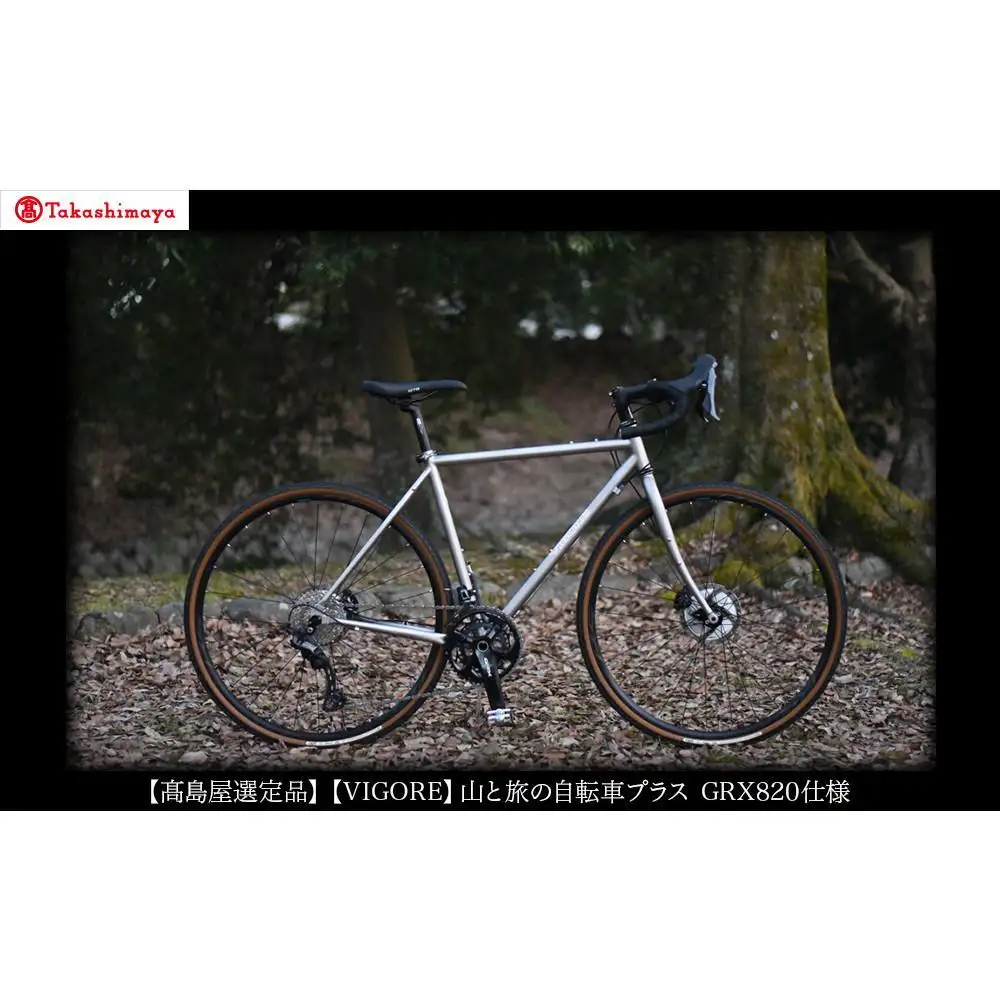 【高島屋選定品】【VIGORE】山と旅の自転車プラス GRX820（2×12速）