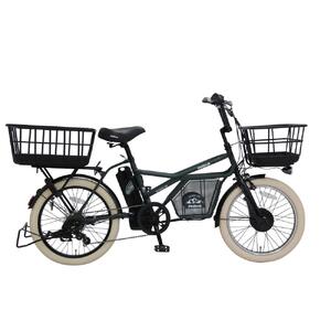 ヱビス自転車 ミニベロカーゴ電動アシスト自転車 GRC-515L-Cib シマノ製外装7段変速【マットオリーブ】