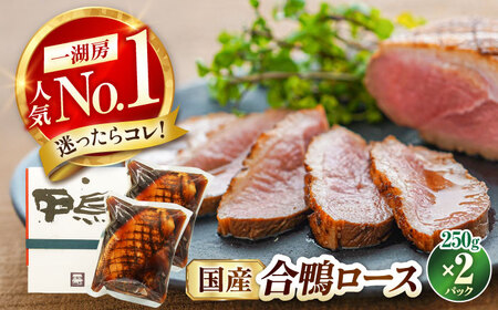 合鴨ロース 250g×2[AQCB009] 鴨肉 鴨