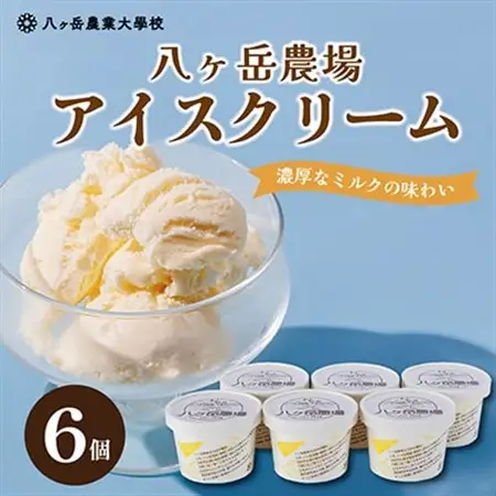 八ヶ岳農場 復刻版バニラアイス 6個_菓子・スイーツ アイス・ジェラート  _【配送不可地域：離島】【1595891】