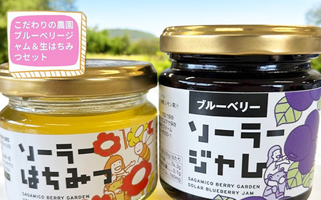 【相模原の山のめぐみ】ブルーベリージャム&"生"はちみつセット