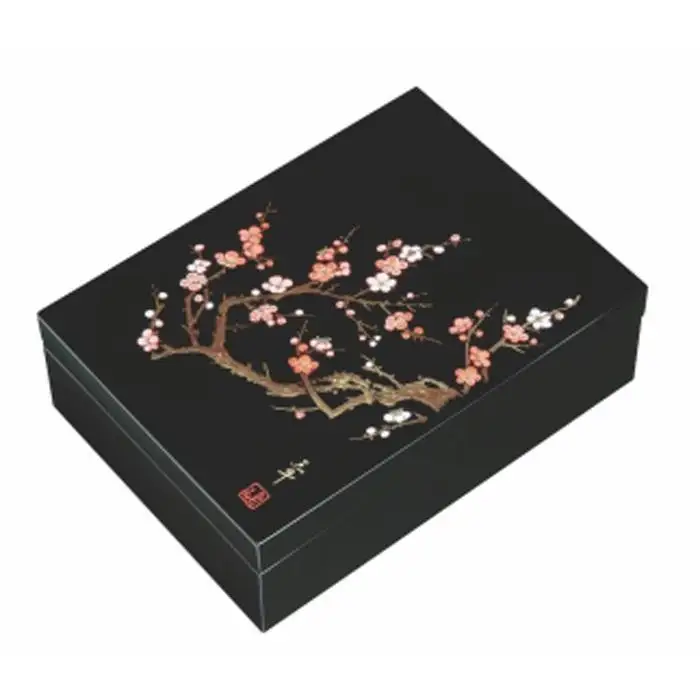 紀州漆器 合口文庫 黒 香林 A4サイズ【YG202】