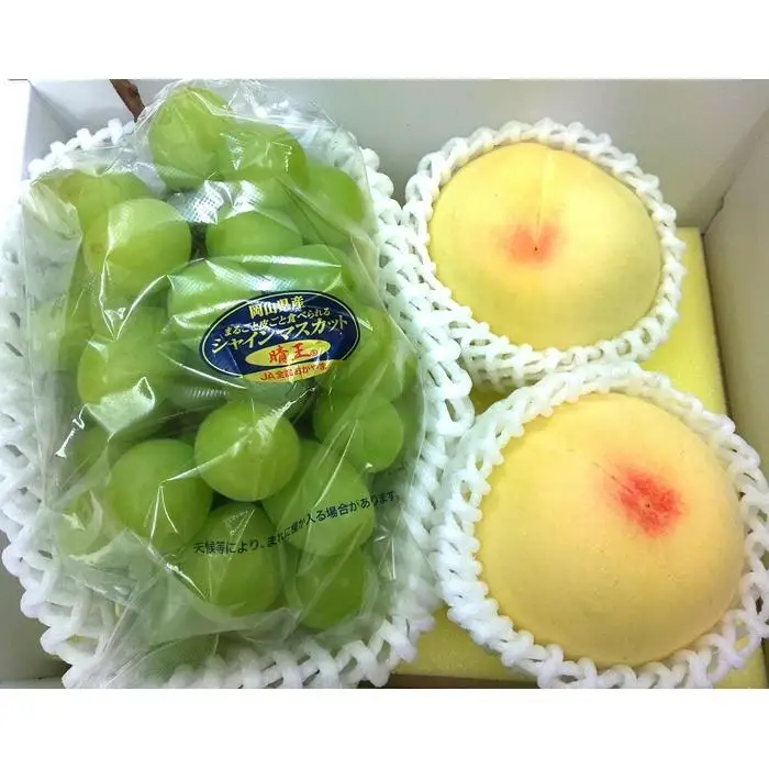 2026年  岡山県産フルーツ詰め合わせ（シャインマスカット1房、桃2個入）