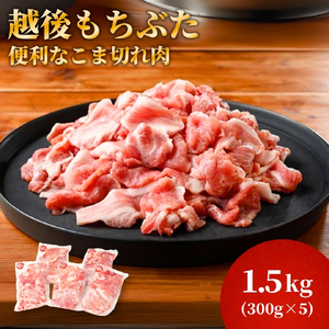 豚肉 越後もちぶた こま切れ肉 1.5kg(300g×5パック) | こま切れ肉 豚肉 新潟県 弥彦村