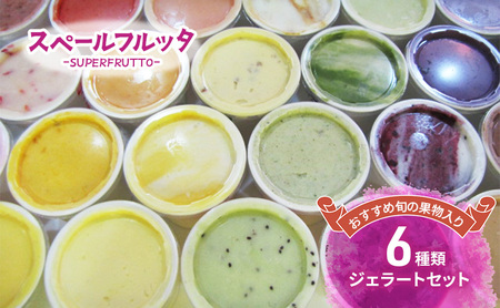 おすすめ旬の果物入り 6種類ジェラートセット アイス ジェラート 旬の果物 チョコレート 抹茶ミルク ピスタチオ 食べ比べ セット 詰合せ お取り寄せ 文京区 東京