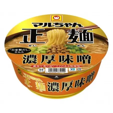 マルちゃん正麺　カップ　濃厚味噌　12食_麺 ラーメン  らーめん 拉麺_【1579862】