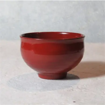 器而庵　ぐいのみ　朱_装飾品・工芸品  陶器・漆器 _【配送不可地域：離島・沖縄県】【1584178】