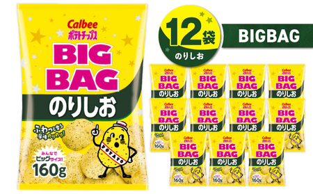 カルビー ポテトチップス BIGBAG【のりしお】12袋 K194-002_08 菓子