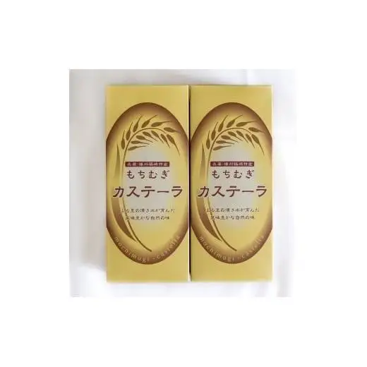 もちむぎカステラ2本セット カステラ 贈り物 ギフト もち麦