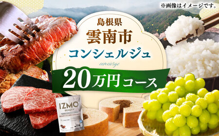 コンシェルジュ 【雲南市コンシェルジュ】返礼品おまかせ！寄附額20万円コース 200000円 [AIDM003]