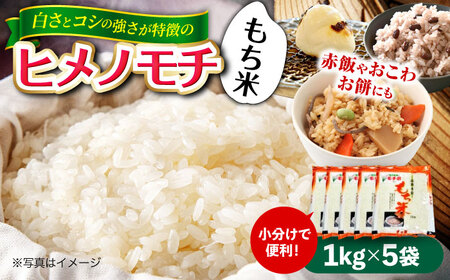 福田農場のもち米（ヒメノモチ1kg×5袋）[APBM003] もち米