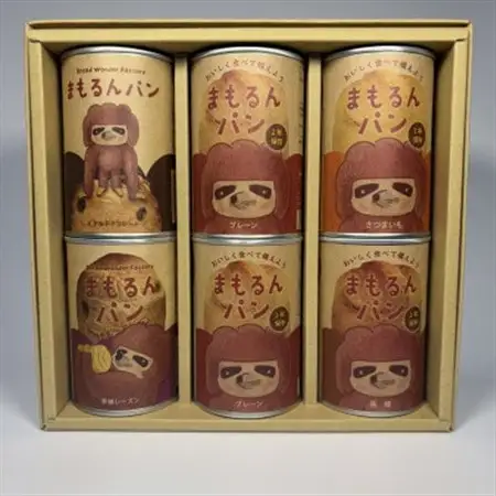 まもるんパン　バラエティギフト6缶セット　1箱　(5種類)_ パン  ぱん_【1602946】