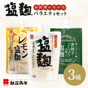 塩麹 3種バラエティーセット 麹 セット 広島 安芸高田市