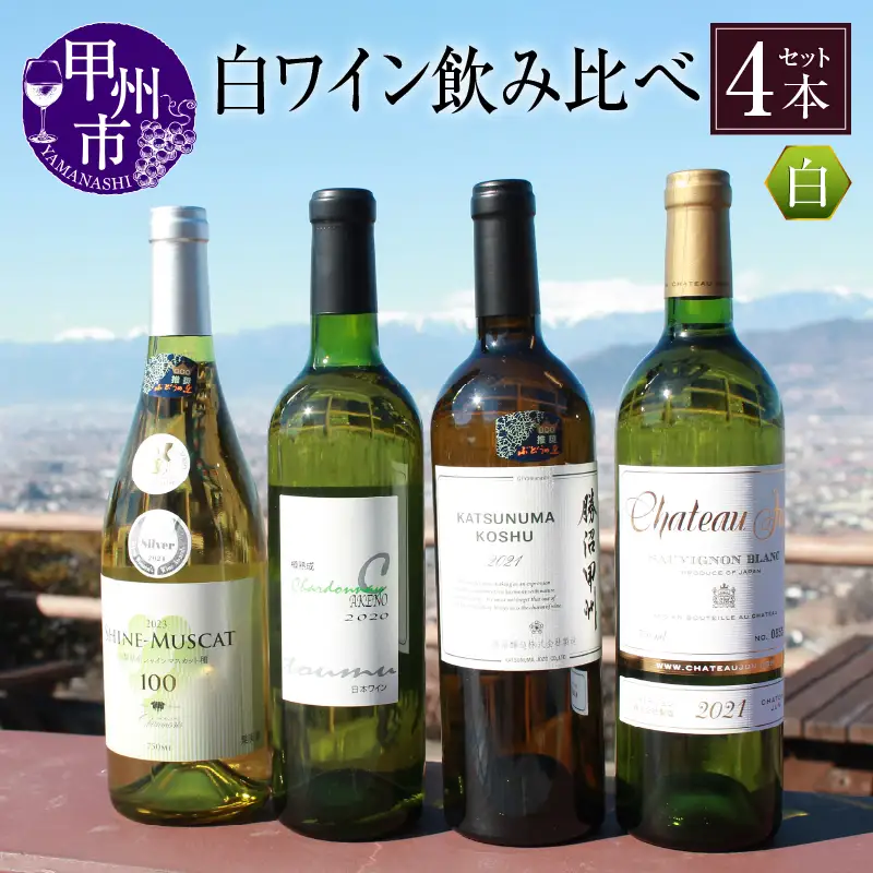ワイン 白ワイン4品種飲み比べセット（KBO）E7-601