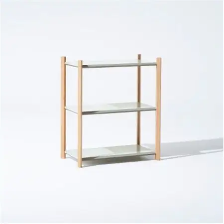 【Fulcrum】Baguette shelf シェルフ/3段×1列(ホワイト)_雑貨・日用品  家具・インテリア _【1602666】