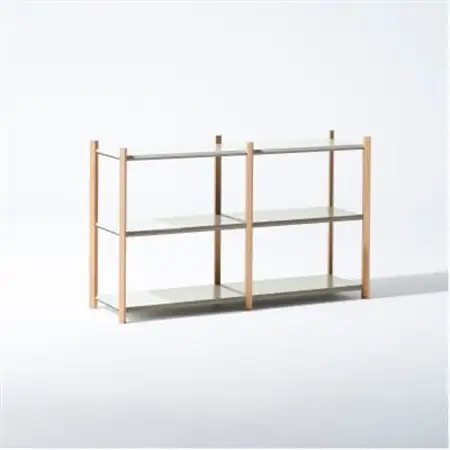 【Fulcrum】Baguette shelf シェルフ/3段×2列(ホワイト)_雑貨・日用品  家具・インテリア _【1602676】