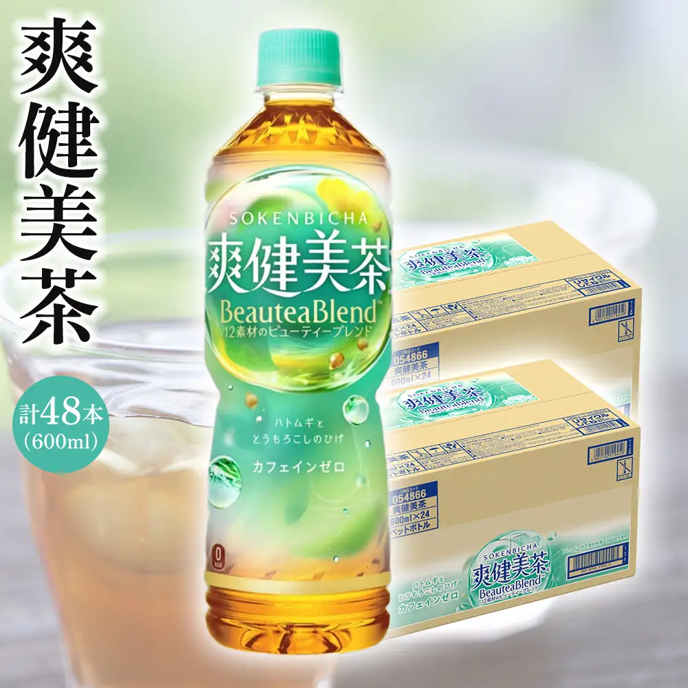 コカ・コーラ 爽健美茶 600ml 24本×2ケース計48本