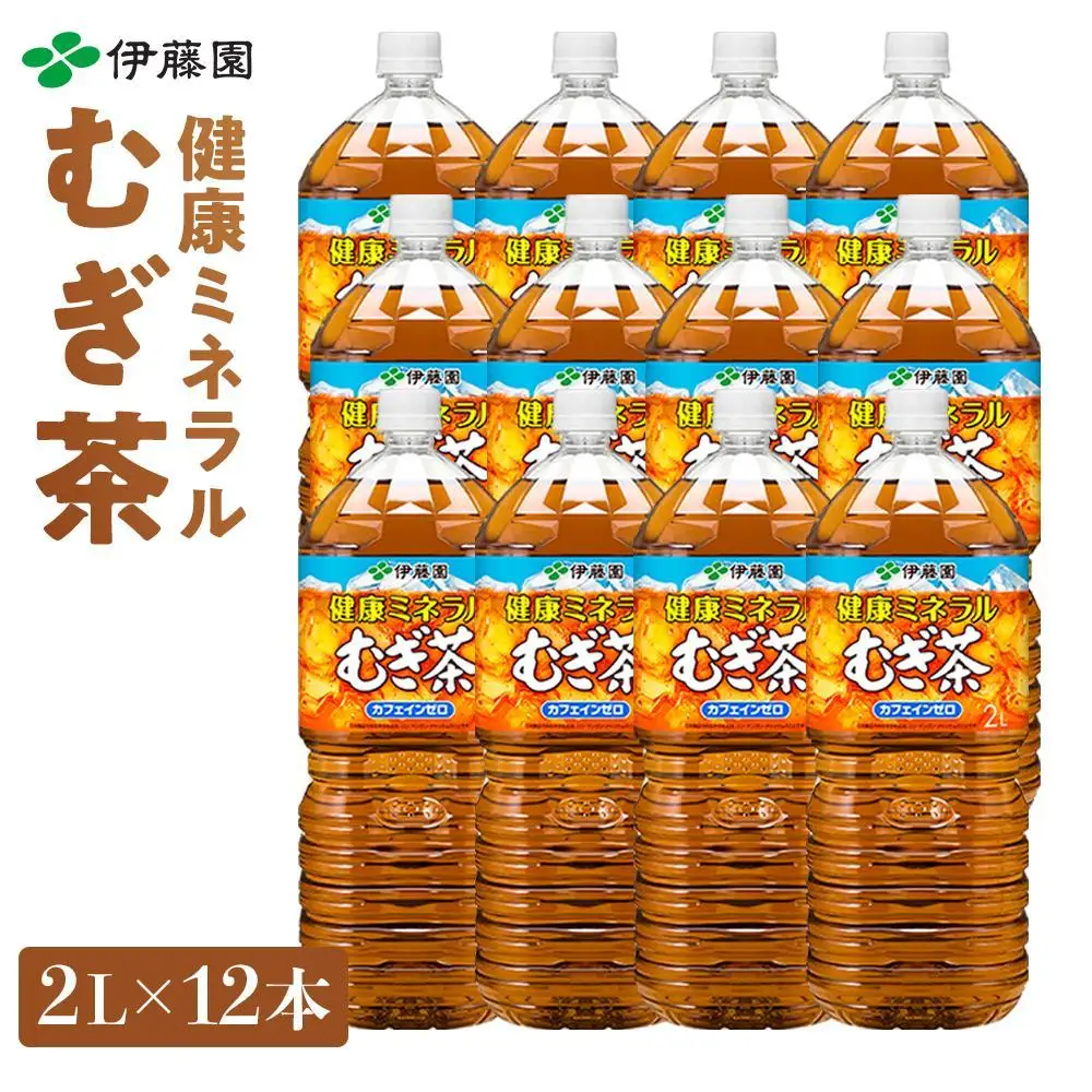 伊藤園 健康ミネラル麦茶 2L 6本×2ケース 計12本