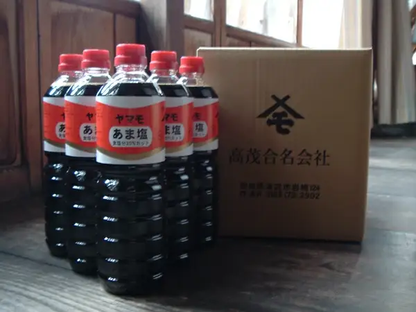 【ヤマモ醤油】あま塩醤油1L×15本入【高茂(名)】[H5-4101]