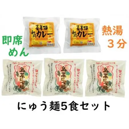 鳥菜にゅうめん・和風カレー喜養麺　5食セット(天理市・東吉野村共通返礼品)_麺   _【1559479】