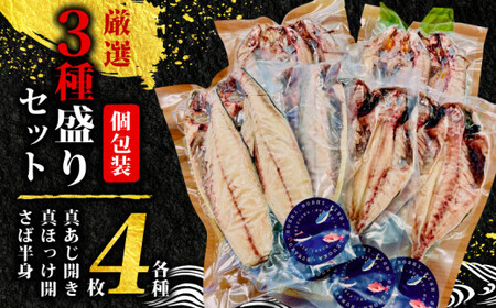 干物 厳選3種盛りセット 干物