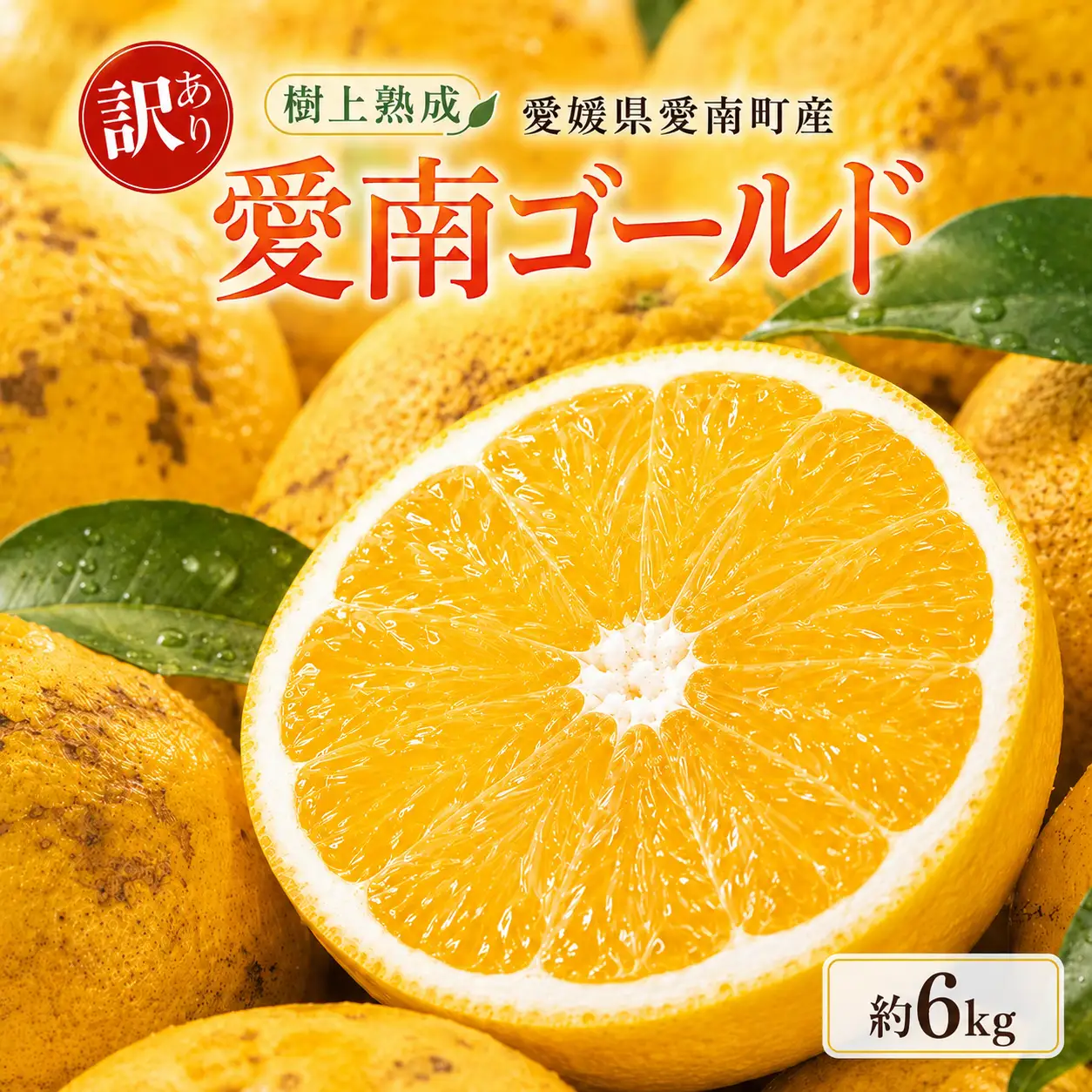 木成り 追熟 訳あり 愛南ゴールド 河内晩柑 約6kg 柑橘 フルーツ 果物 蜜柑 みかん くだもの mikan 家庭用 傷 不揃い  サイズミックス かわち ばんかん かんきつ 和製 グレープフルーツ デザート 果実 果汁 甘い ジューシー おいしい 特産品 国産 農園 直送 産地 直送 エニシトラス 愛媛県 愛南町 