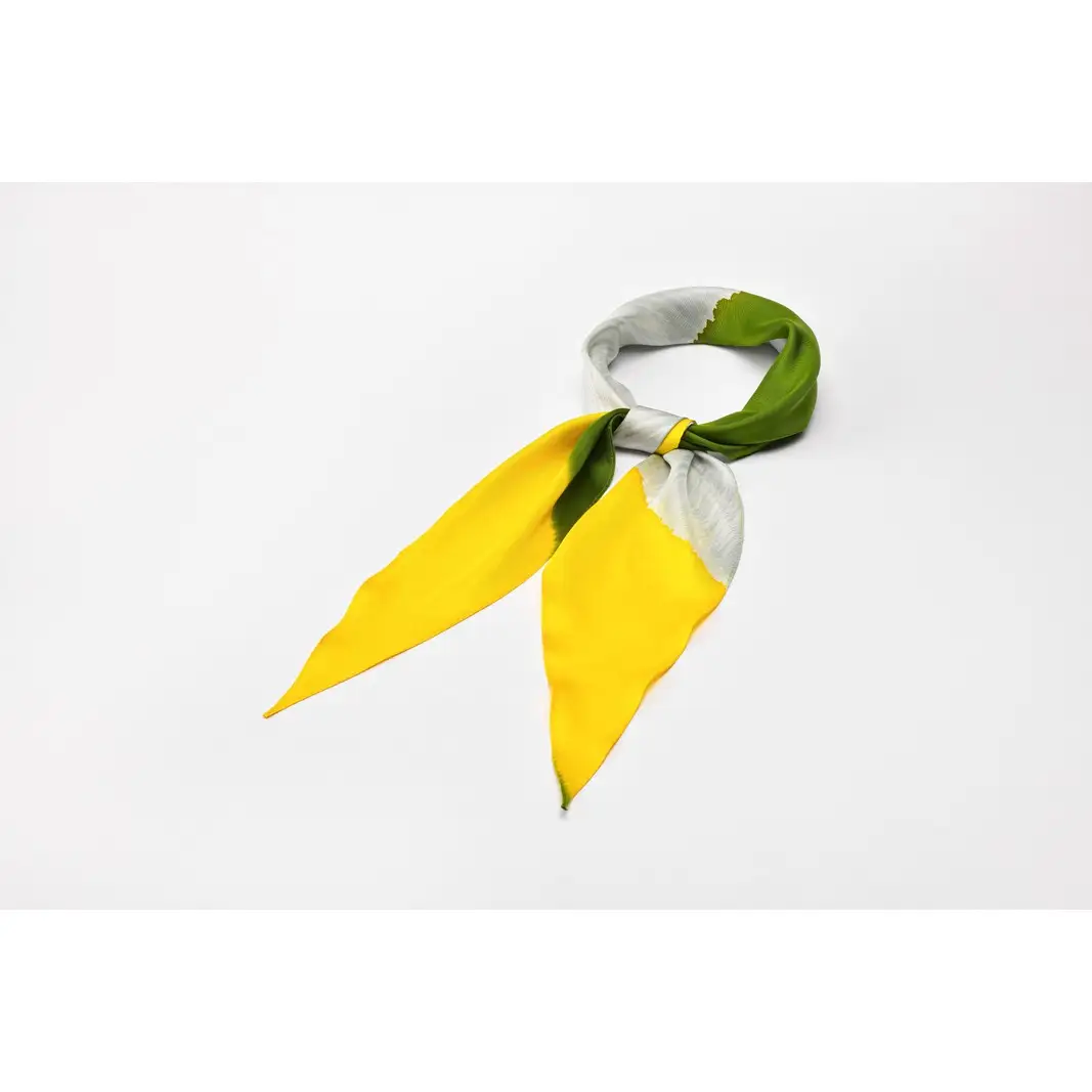 東京引染スカーフ（イエロー） 0012-005-S06