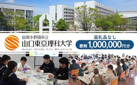 山陽小野田市立山口東京理科大学支援 寄附1,000,000円分（返礼品なし） 大学 応援 返礼品なし F6L-1134 