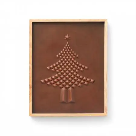 colm ツリー ブラウン「本革を立体成型してつくったクリスマスツリー」_雑貨   _【1585558】