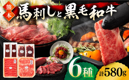 「熊本特産馬刺しと熊本黒毛和牛」フジチクオリジナル贅沢食べ比べセット 3905【有限会社 スイートサプライなかぞの】[ZDT146]