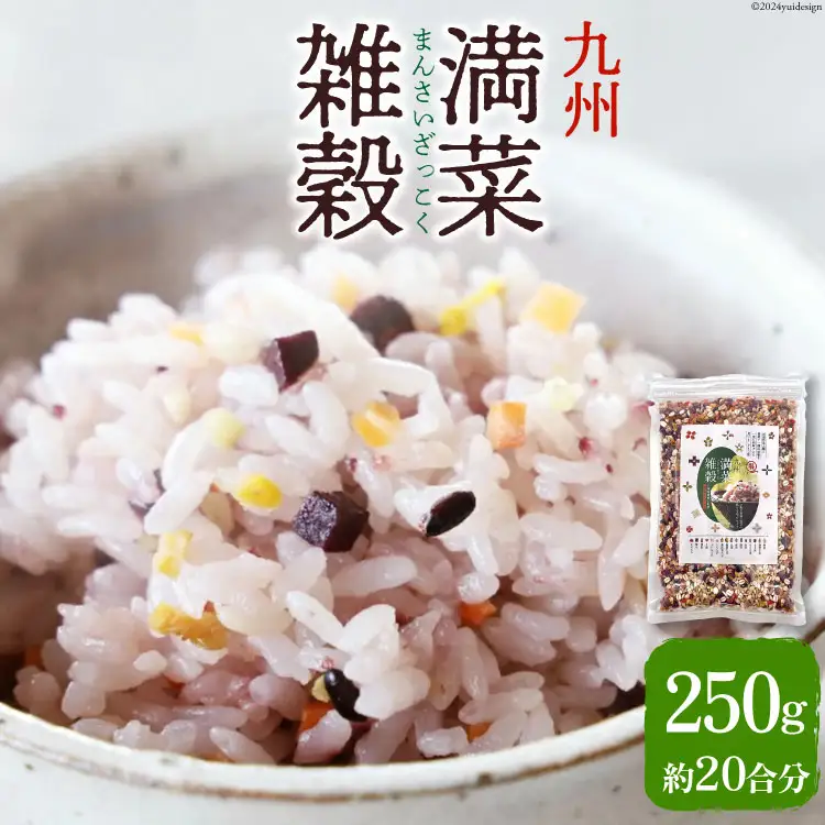 雑穀米 国産 混ぜるだけ 九州満菜 雑穀 250g 1 パック 約20合分 [オキス 宮崎県 日向市 452061133]