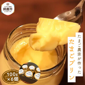 たまご農家が作った「たまごプリン」 6個セット