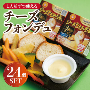 1人前ずつ使える チーズフォンデュ24個セット