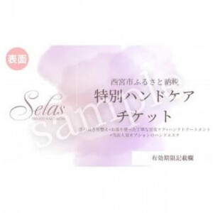 特別ハンドケアチケット(1回)/プライベートネイルサロン　セラス